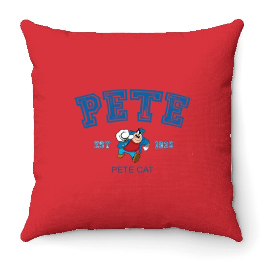 Pete Cat Throw Pillows, Pete Disney Throw Pillows