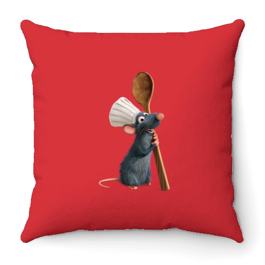 Disney Pixar Ratatouille Chef Remy with Spoon Throw Pillows