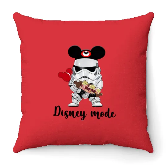 Disney Vacation Throw Pillow, Disney Mode Throw Pillows With Stormtrooper Throw Pillows