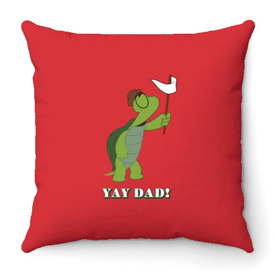 Yay Dad! - Robin Hood Disney - Throw Pillows