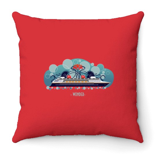 The Wonder - Disney Cruise Line - Throw Pillows