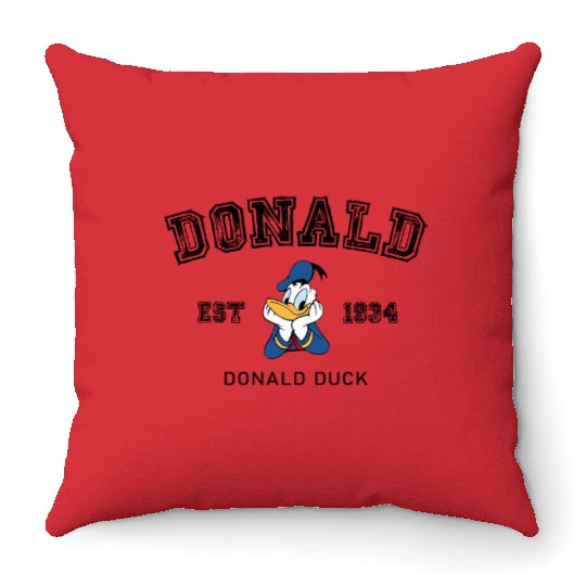 Donald Duck Throw Pillows, Donald Duck Disney Throw Pillows