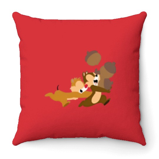 Chip And Dale Disneyland Throw Pillows