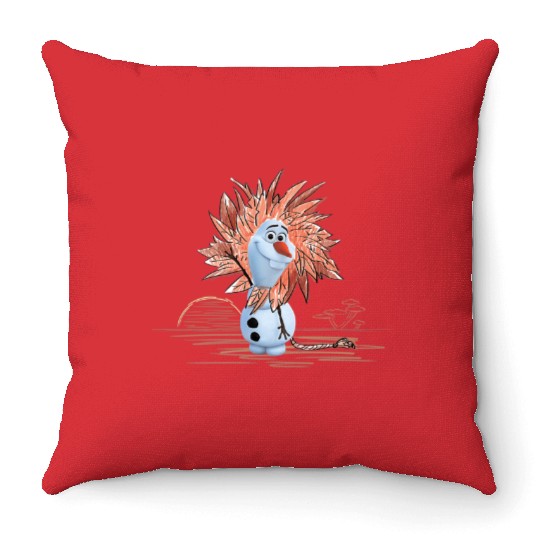 Disney Olaf Presents The Lion King Simba Premium Throw Pillows