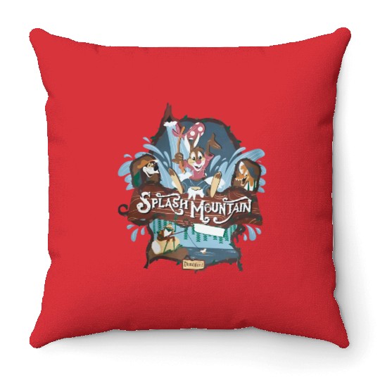 Splash Mountain Vintage Throw Pillows, disney ride, Brer Rabbit