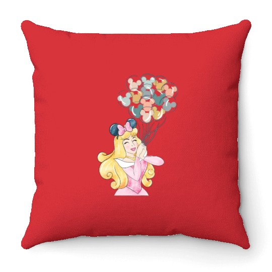 Disney Aurora Princess Throw Pillows, Disney Retro Sleeping Beauty
