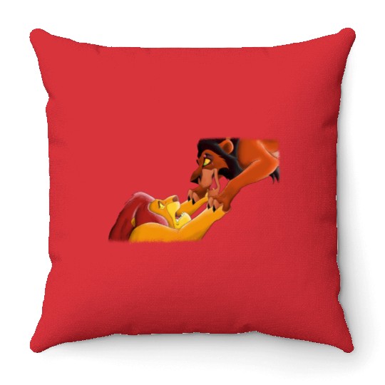 Lion King Mufasa and Scar - Disney - Throw Pillows