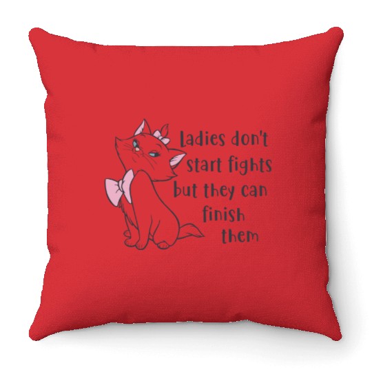 Disney / Marie / Aristocats / Magic Kingdom / Disney World Throw Pillows