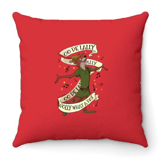 Disney Robin Hood Ooh de Lally Throw Pillows