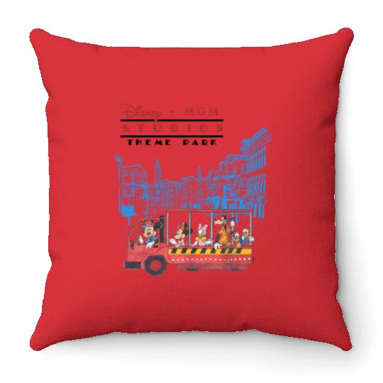 Retro Disney MGM Studios Vintage | Unisex Softstyle Throw Pillows