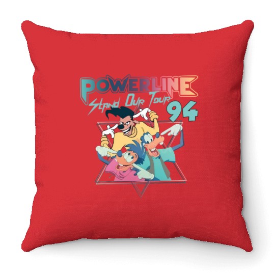 Disney Powerline Stand Out Tour 94 Throw Pillows