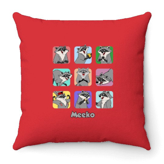 Disney Meeko Moods Pocahontas Characters Throw Pillows