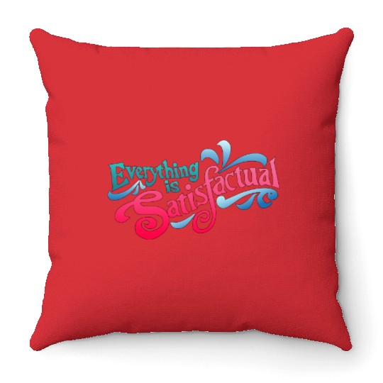 Splash Mountain Throw Pillows / Everything is Satisfactual Throw Pillows / Disneyland