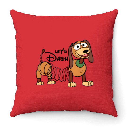 Disney Throw Pillows, Slinky Dog Throw Pillows