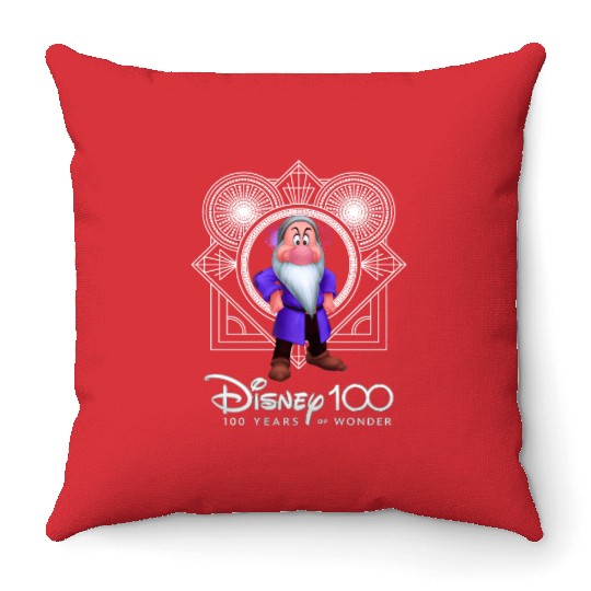 Disney Grumpy 100th Anniversary Throw Pillows ,Disneyland 100th Anniversary Throw Pillows
