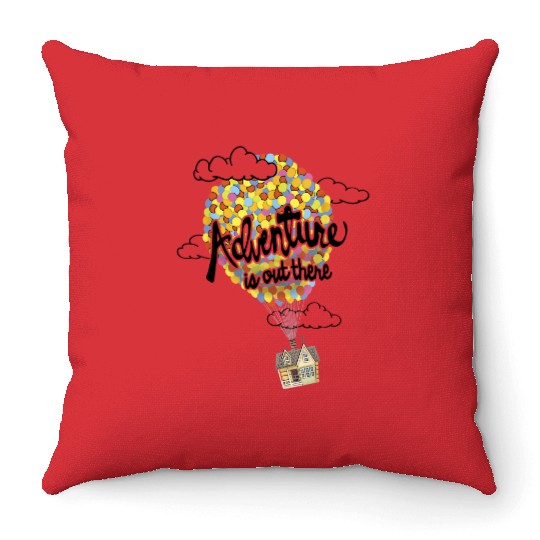 Disney Pixar Up Adventure House Balloon Throw Pillows
