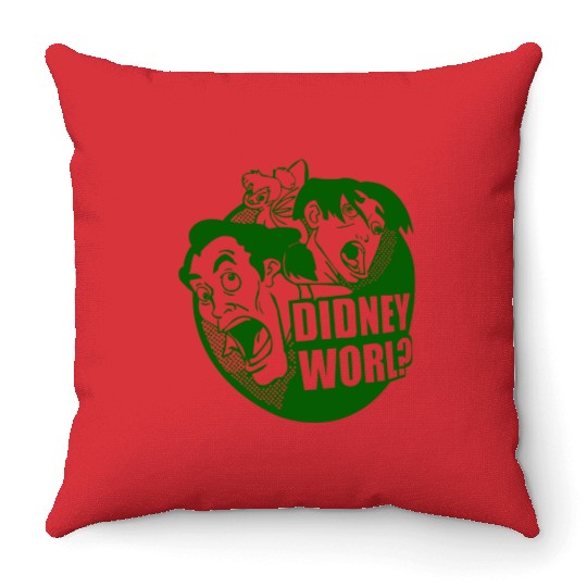 Disney World Peter Pan fan - Didney worl? Throw Pillows
