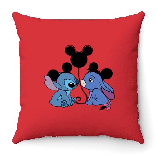 Stitch and Eeyore Throw Pillows, Disney Throw Pillows