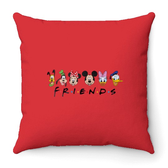 Mickey And Friends Throw Pillows, Disney Friends Throw Pillows