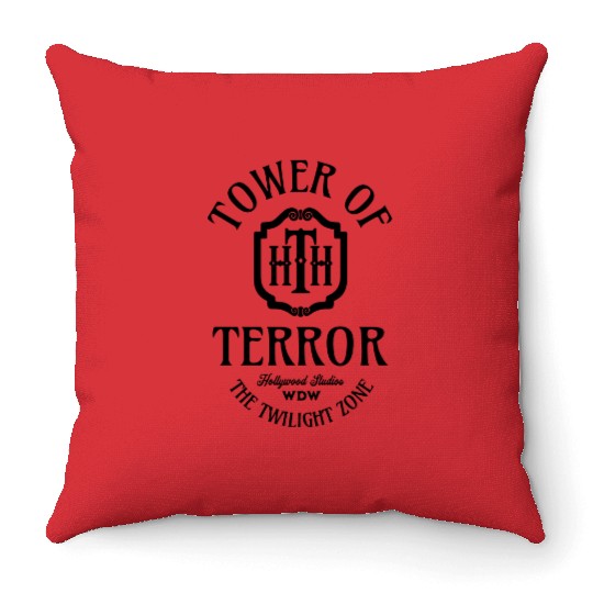 Tower of Terror - Hollywood Studios - Disney World Throw Pillows