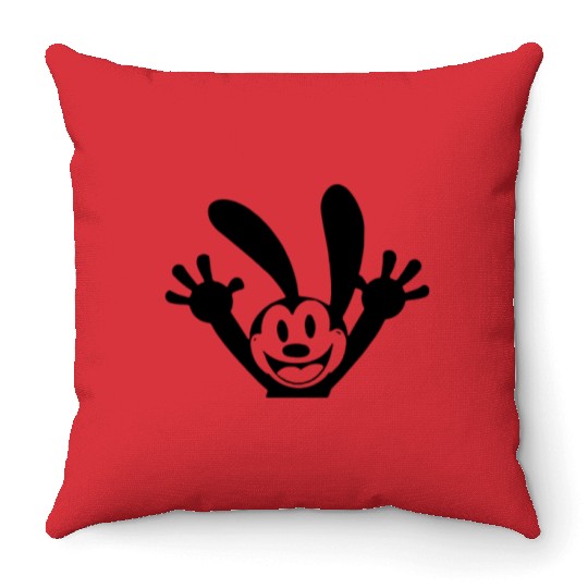 Disney Throw Pillows, Oswald the Lucky Rabbit, Oswald Throw Pillows