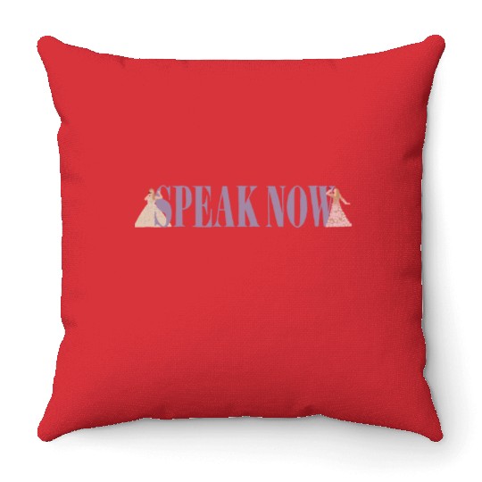 TaylorSwift Speak Now eras tour art Throw Pillows