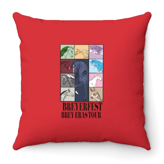 BREY-ERAS TOUR Throw Pillows