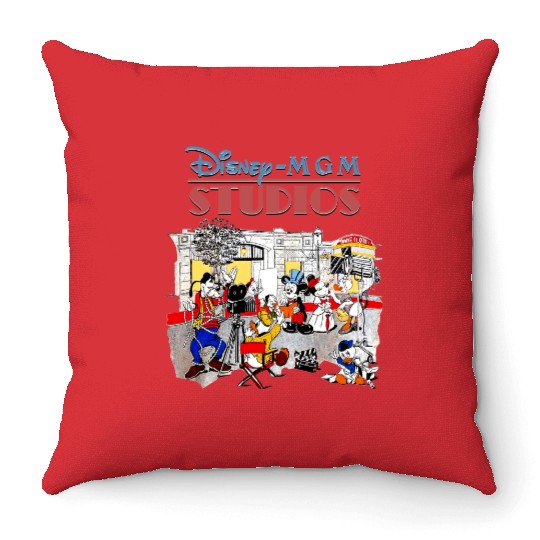 Vintage Disney MGM Studios Throw Pillows, Retro Disney Throw Pillows, Magic Kingdom Throw Pillows