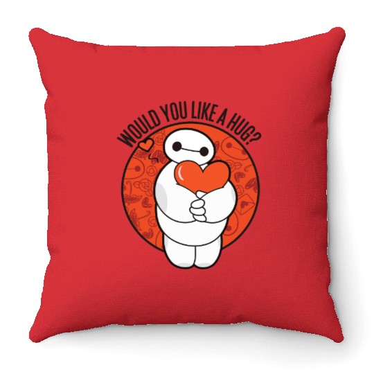 Disney Big Hero 6 Baymax Hug Graphic Throw Pillows