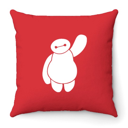 Disney Movie Big Hero 6 Baymax Waving Throw Pillows