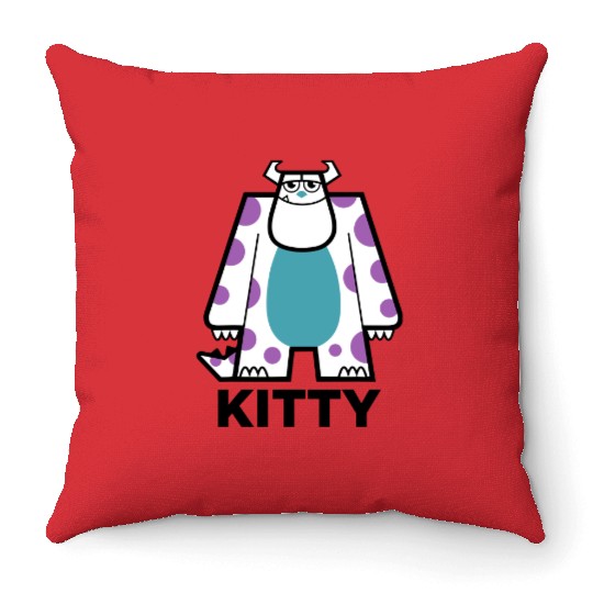 Disney Monsters Inc. Kitty Sulley Graphic Throw Pillows