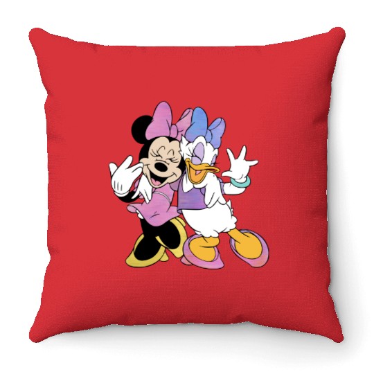 Daisy Duck Throw Pillows, Disney Throw Pillows, Disney Summer Throw Pillows