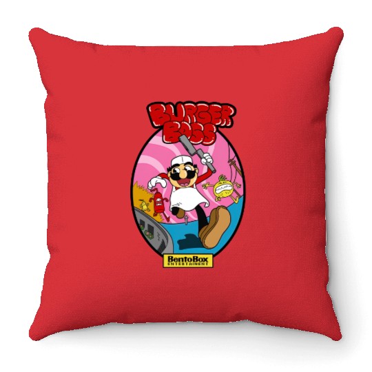 Burger Boss - Bobs Burgers - Throw Pillows