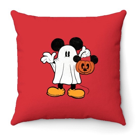 Mickey Ghost Disney Halloween Throw Pillows