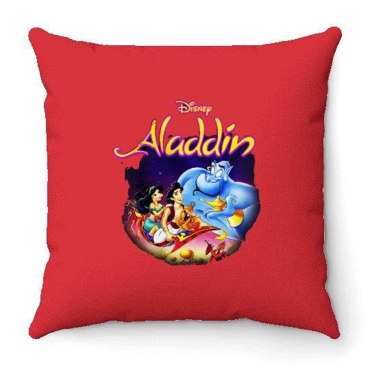 Disney Aladdin Magic Carpet Movie Throw Pillows