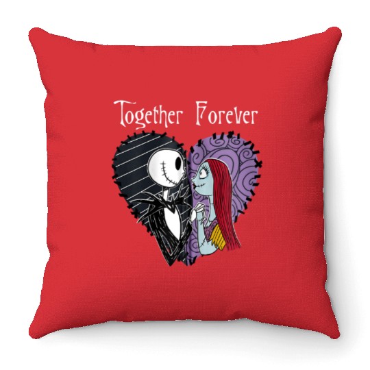 Disney The Nightmare Before Christmas Jack Sally Throw Pillows