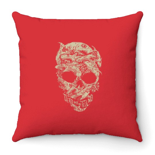 Disney Pirates Shark Skull 4399 Throw Pillows