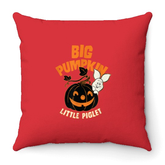 Disneys Winnie the Pooh Big Pumpkin Little Pigle Throw Pillows