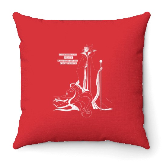 Disney Sleeping Beauty Maleficent Darker Than Ev Throw Pillows