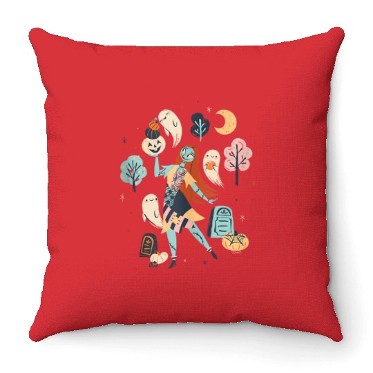 Disney The Nightmare Before Christmas Sally Ghos Throw Pillows