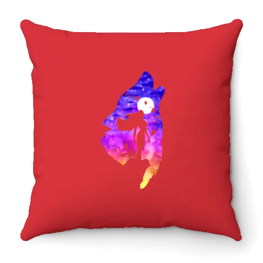 Disney Princesses Pocahontas Colors In The Silho Throw Pillows