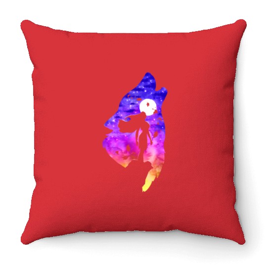 Disney Princesses Pocahontas Colors In The Silho Throw Pillows