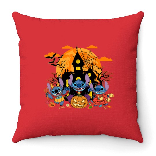 Stitch Halloween Throw Pillows, Disney Halloween Throw Pillows