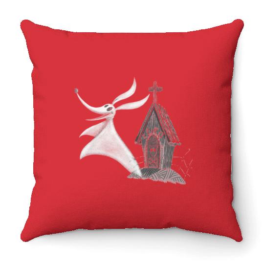 Disney The Nightmare Before Christmas Zero Throw Pillows Throw Pillows