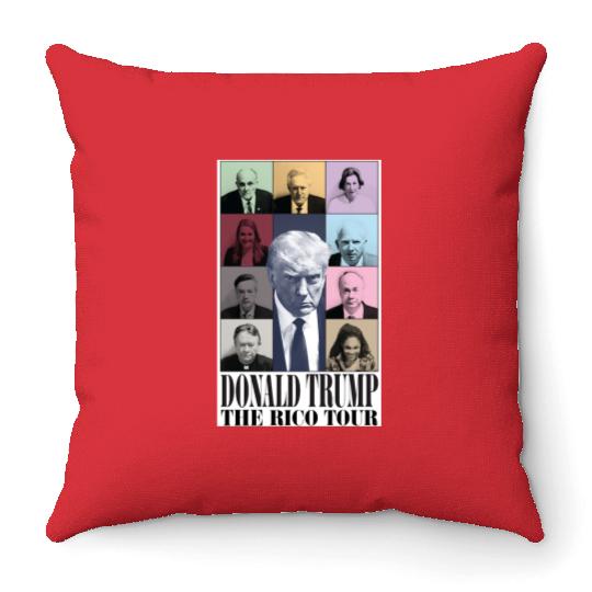 Eras Tour (Trumps Version) Throw Pillows