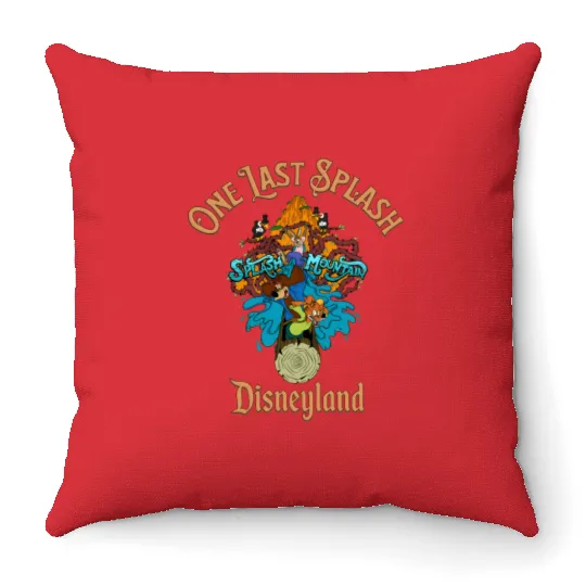 Disneyland Splash Mountain Throw Pillows, Disney Splash Mountain Throw Pillows