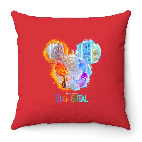 Disney Elemental 2023 Throw Pillows, Disney Pixar Elemental Throw Pillows