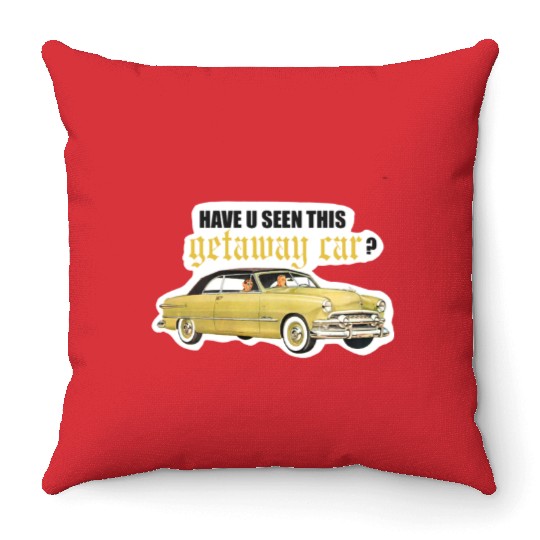Taylorr swift getaway car reputation Long Throw Pillows