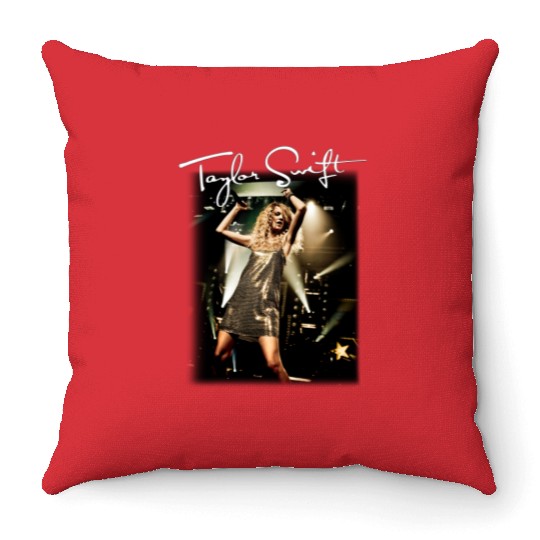 Vintage Tay.lor S.wi.ft Fearless Tour Throw Pillows