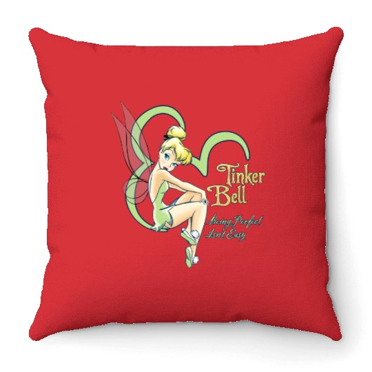 Princess Tinker Bell, Vintage Disney Family Throw Pillows